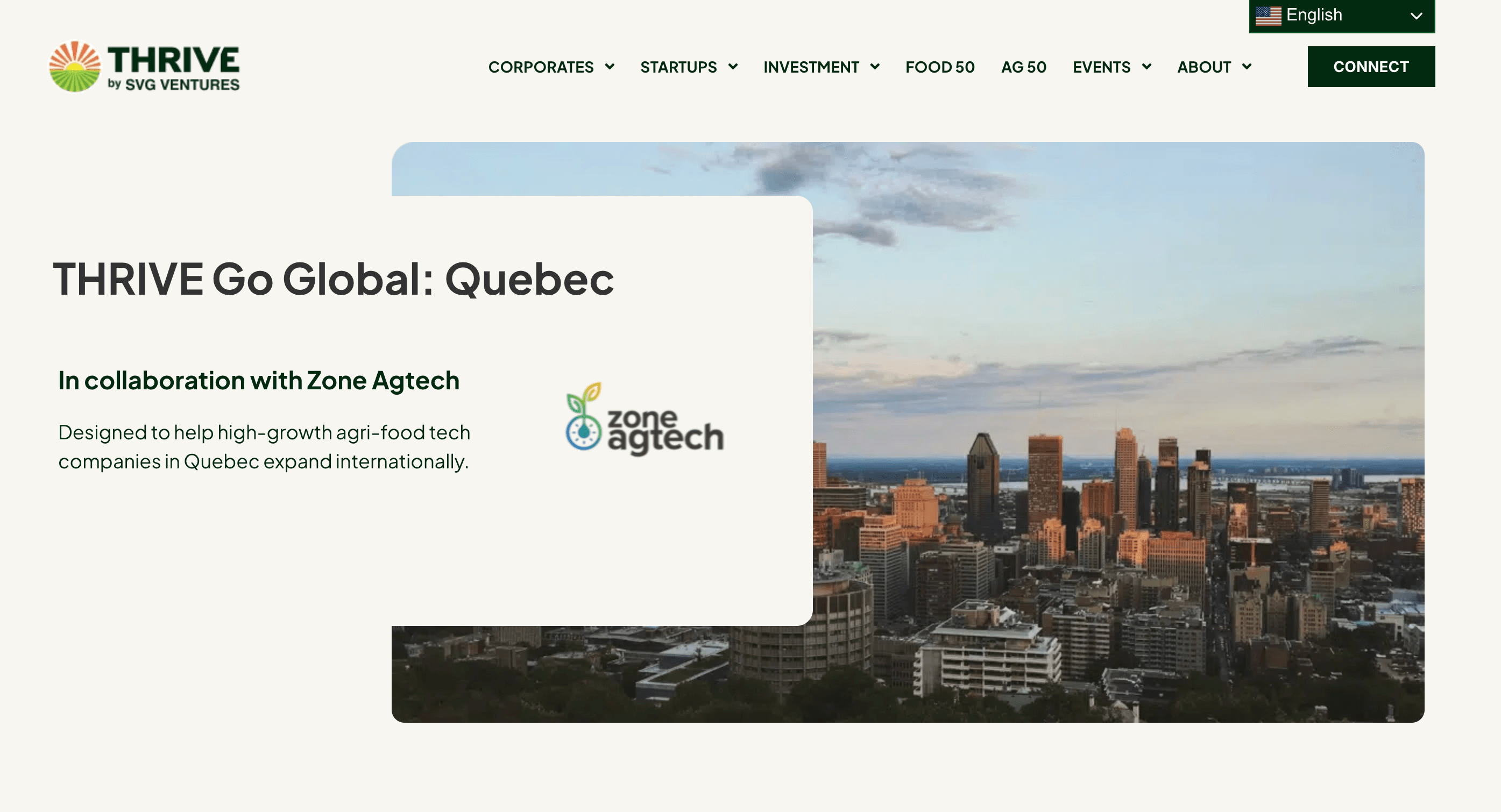THRIVE Go Global: Quebec 2026