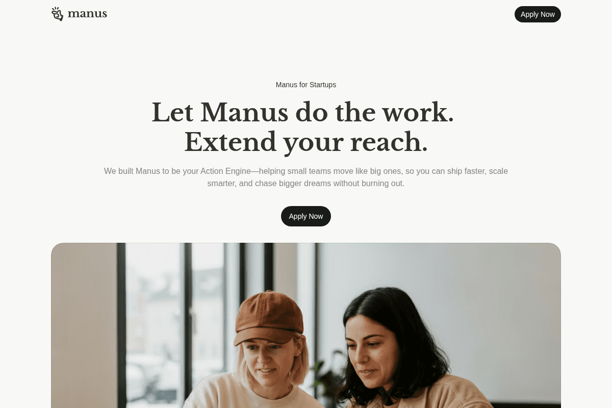 Manus for Startups