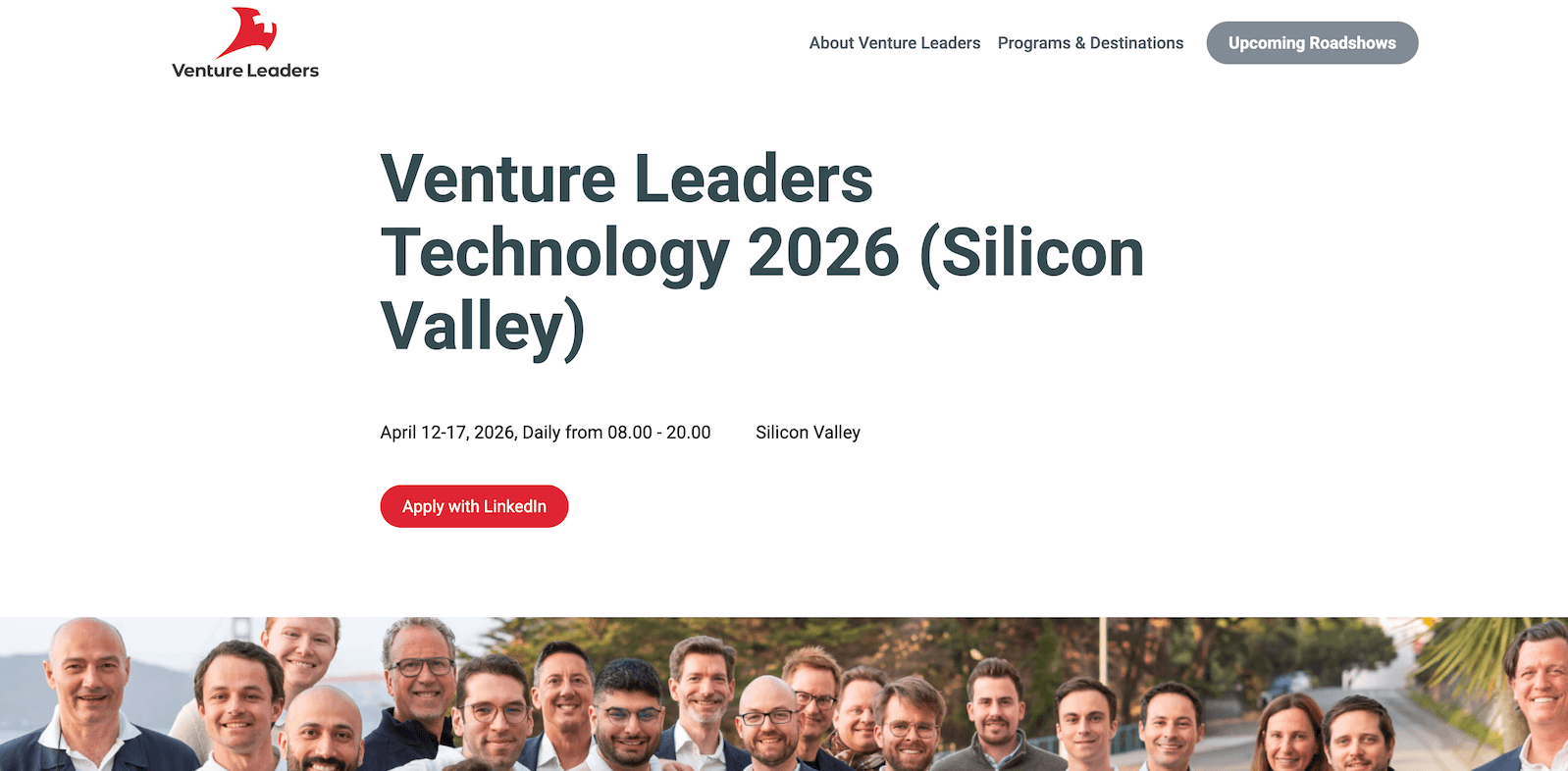Venture Leaders Technology Program 2026
