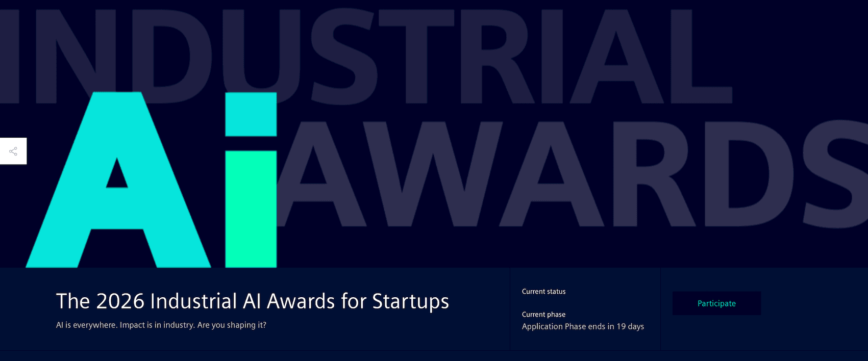 2026 Industrial AI Awards for Startups