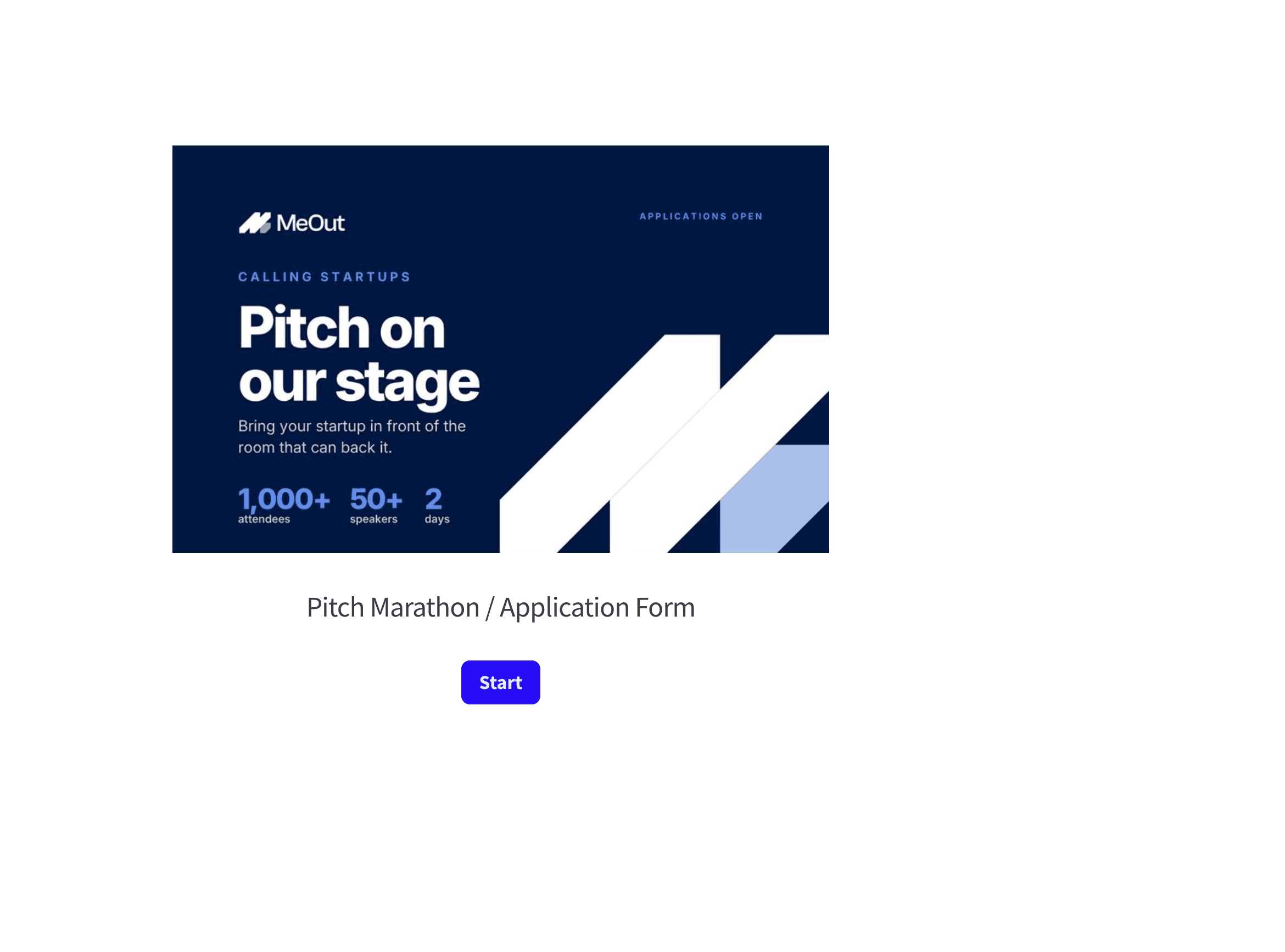 MeOut Summit 2026 Pitch Marathon