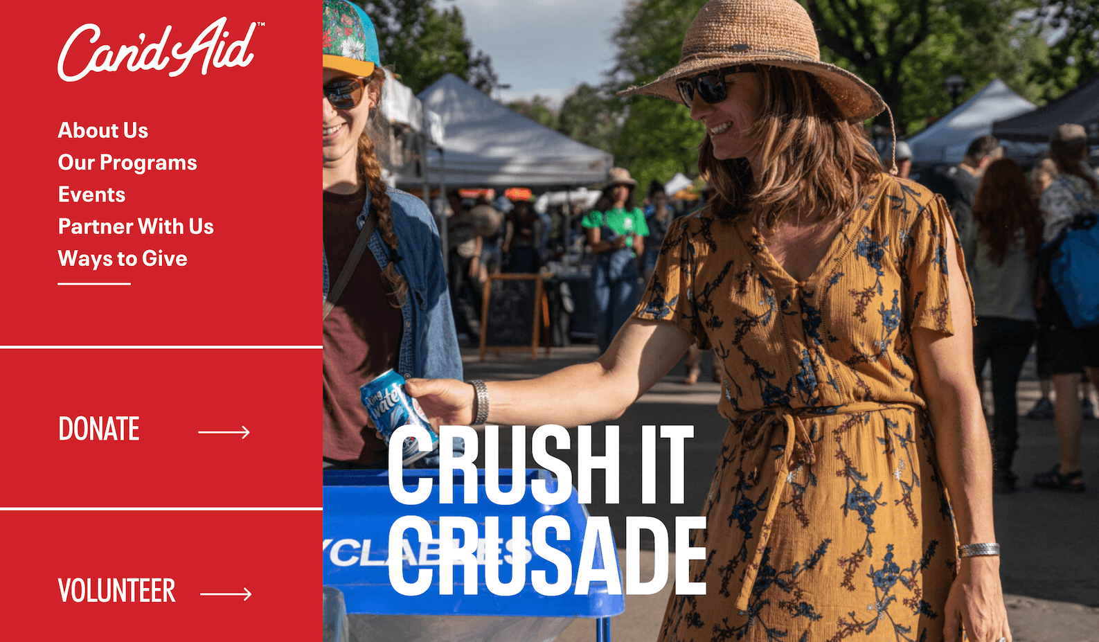 Crush It Crusade Aluminum Can Recycling Grant