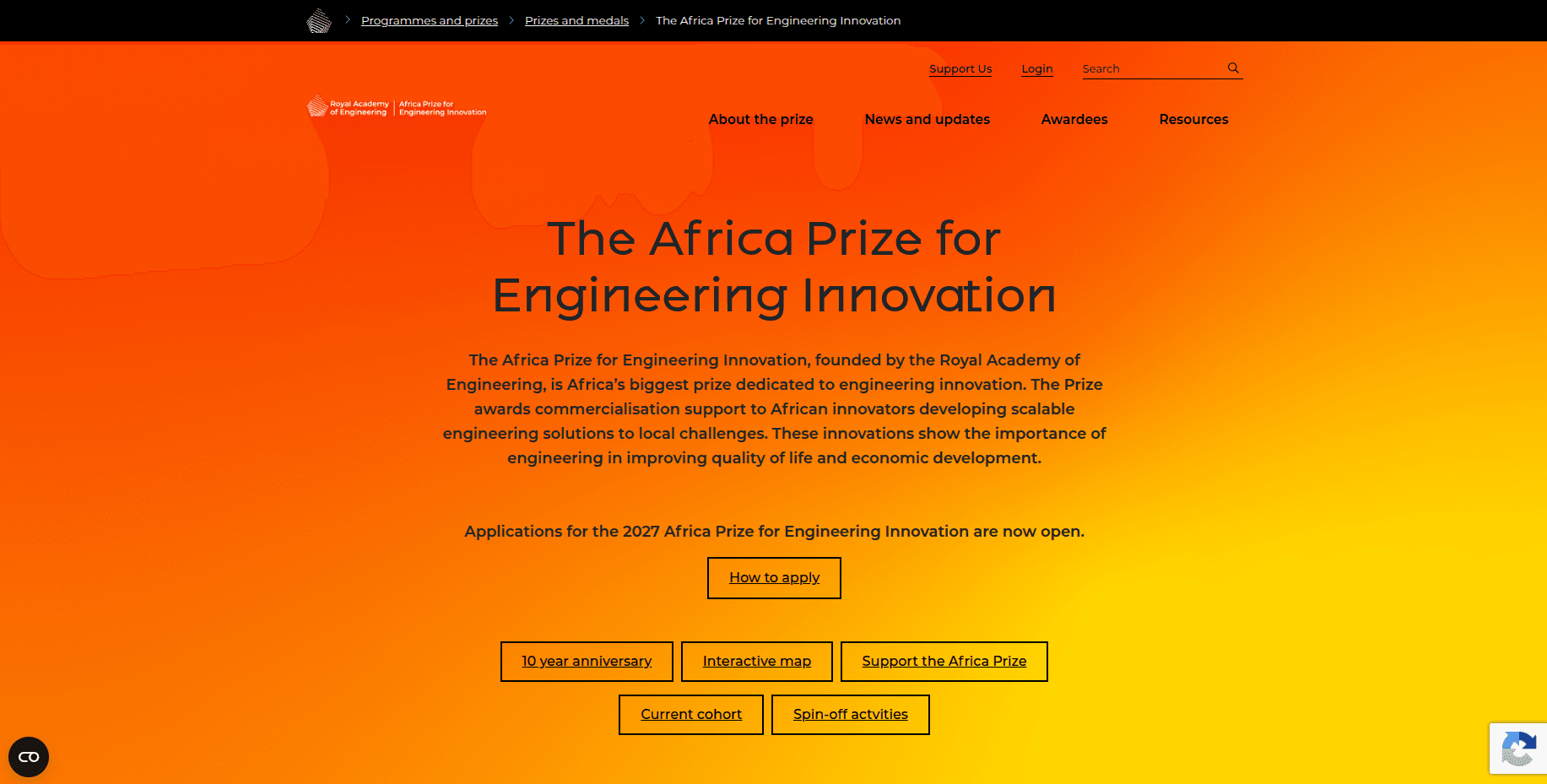 Africa Prize for Engineering Innovation 2027