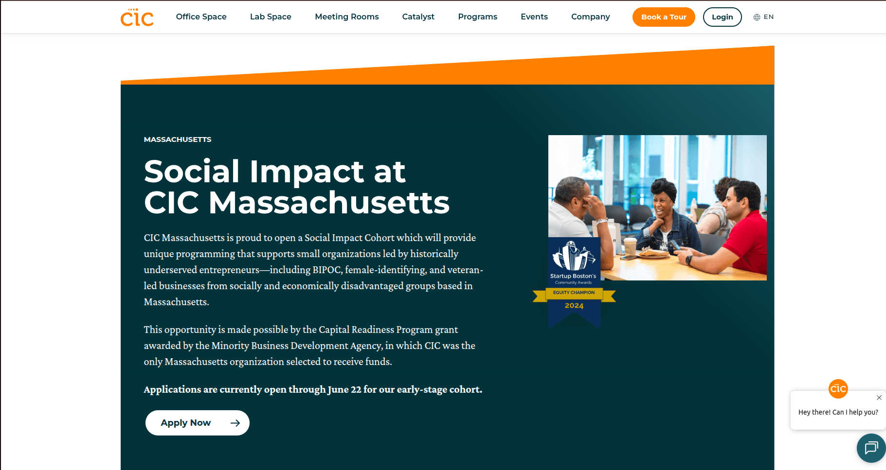 CIC Massachusetts Social Impact Cohort 2026