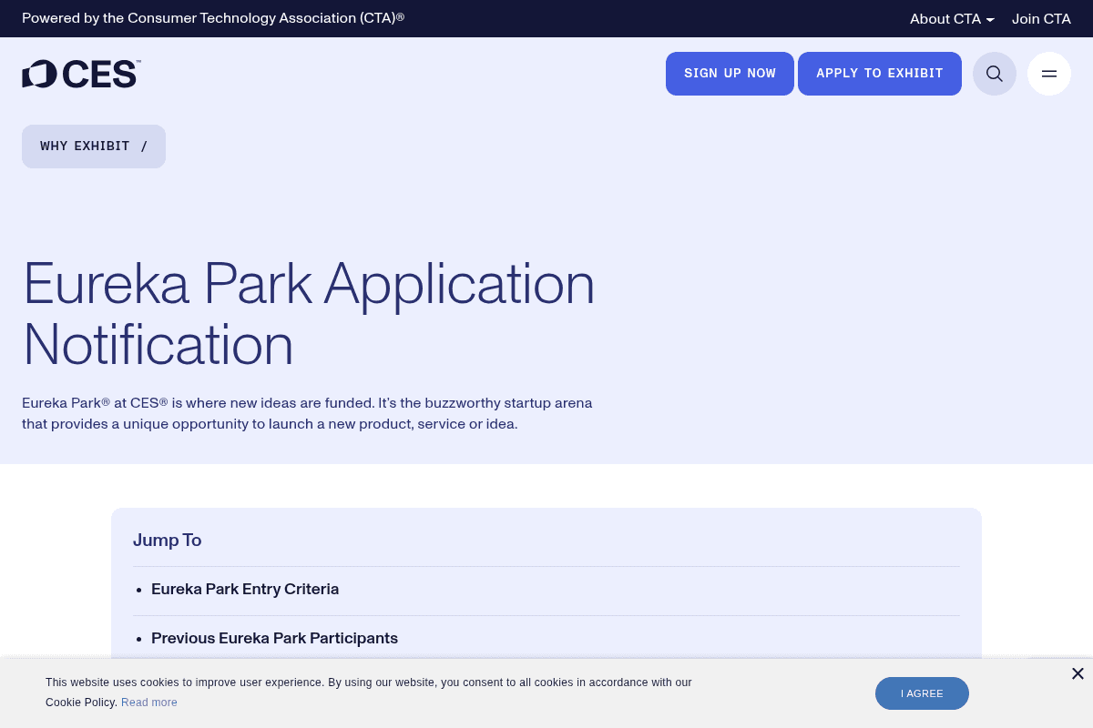 Eureka Park Graduate Program 2026