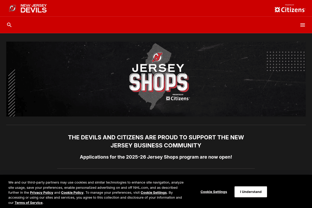 Jersey Shops Presented By Citizens