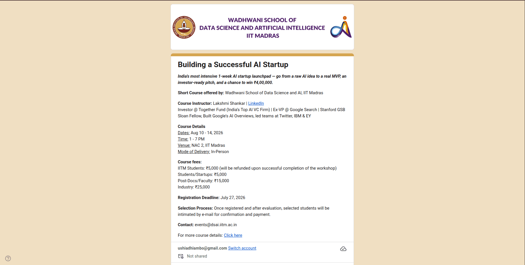 Building a Successful AI Startup