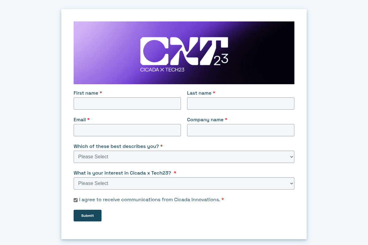 Cicada x Tech23 2026