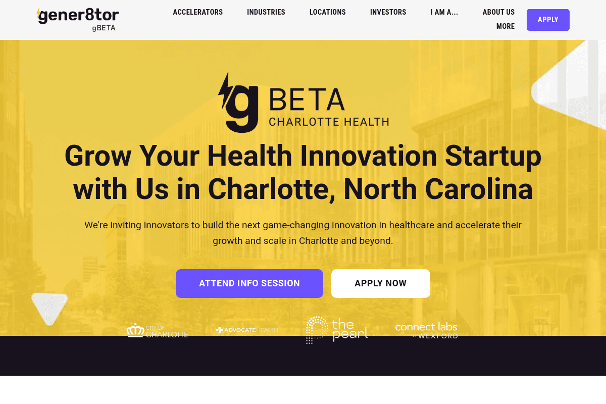 gBETA Charlotte Health Accelerator Program 2026