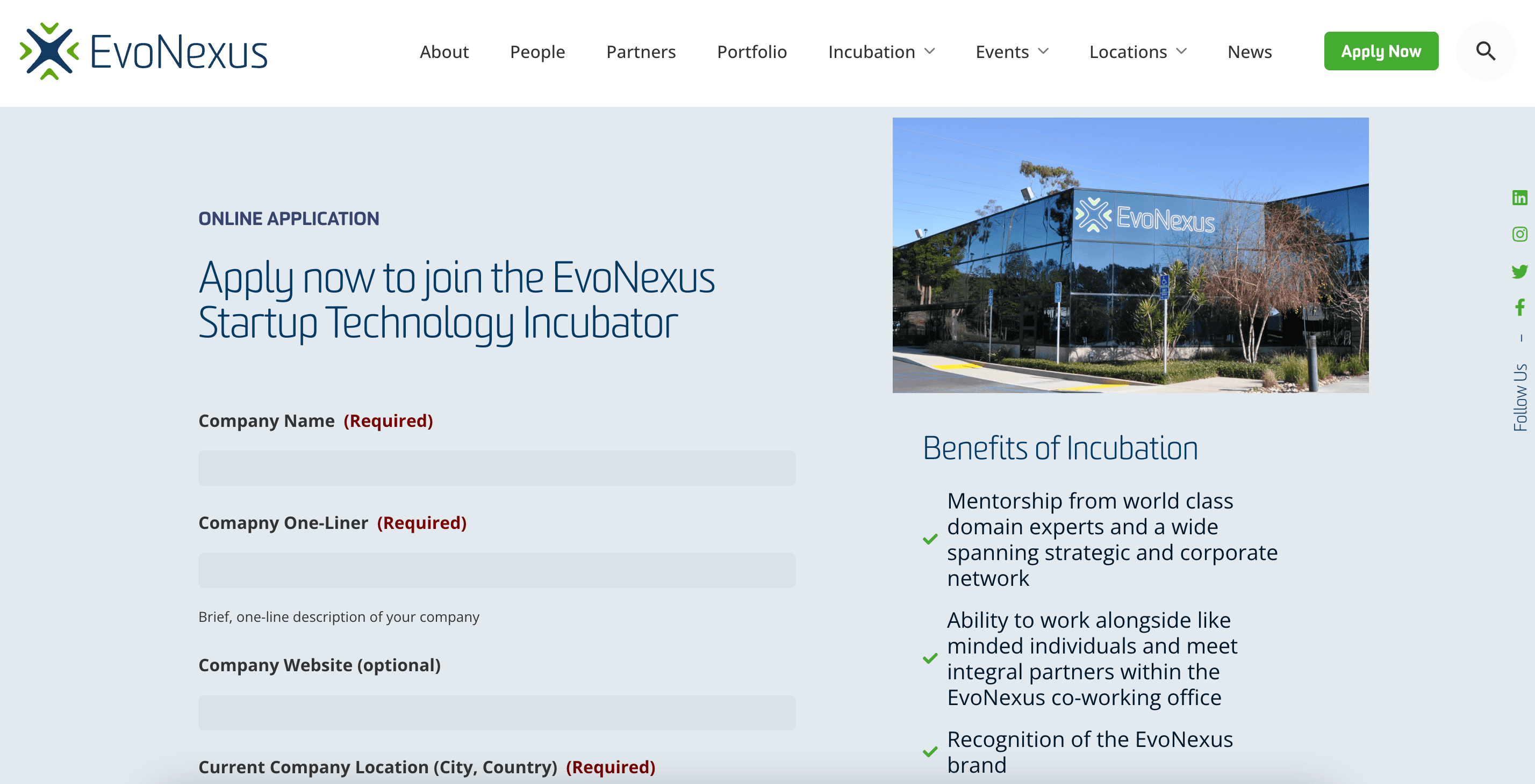 EvoNexus Incubation Program 2025