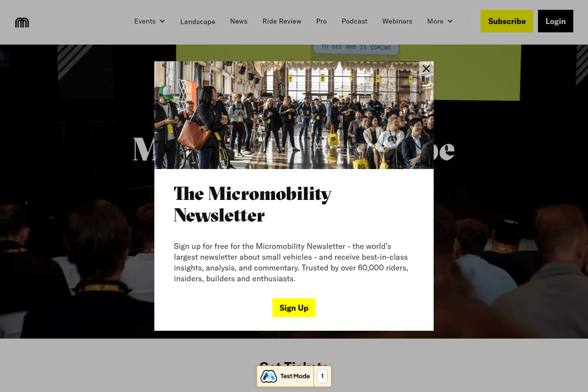 Startup Arena at Micromobility Europe 2026