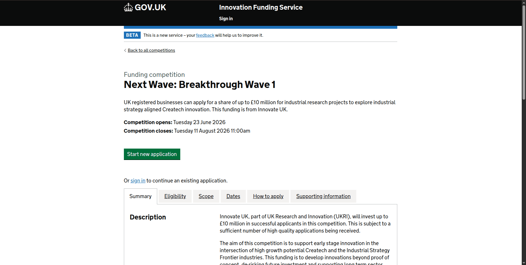 Next Wave: Breakthrough Wave 1