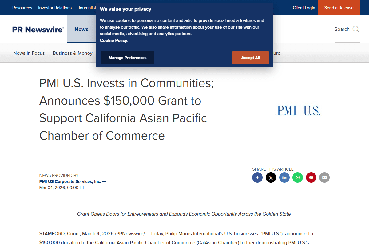 Main Street Small Business Impact Program & Small Business Utilization Center Support Grant