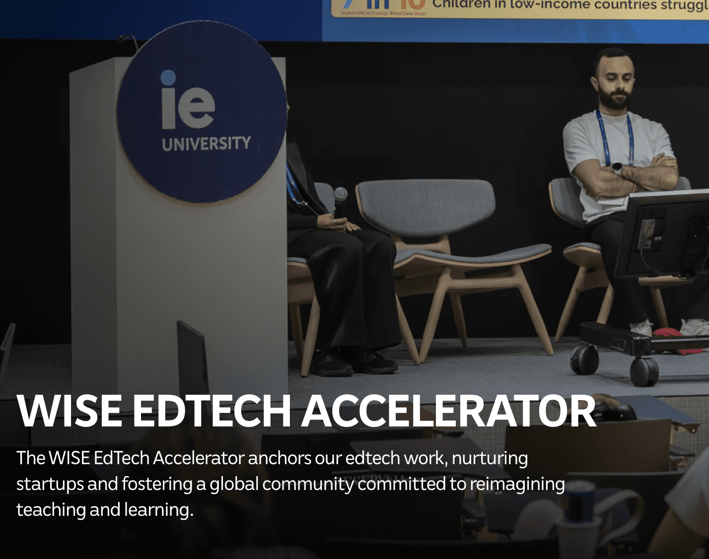 WISE EdTech Accelerator 2026–2027