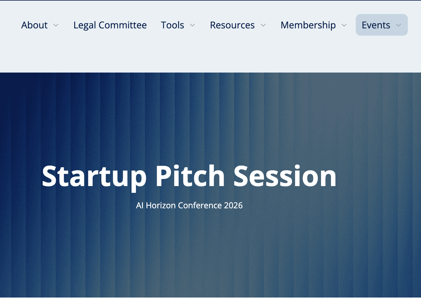 AI Horizon Conference 2026 Startup Pitch Session