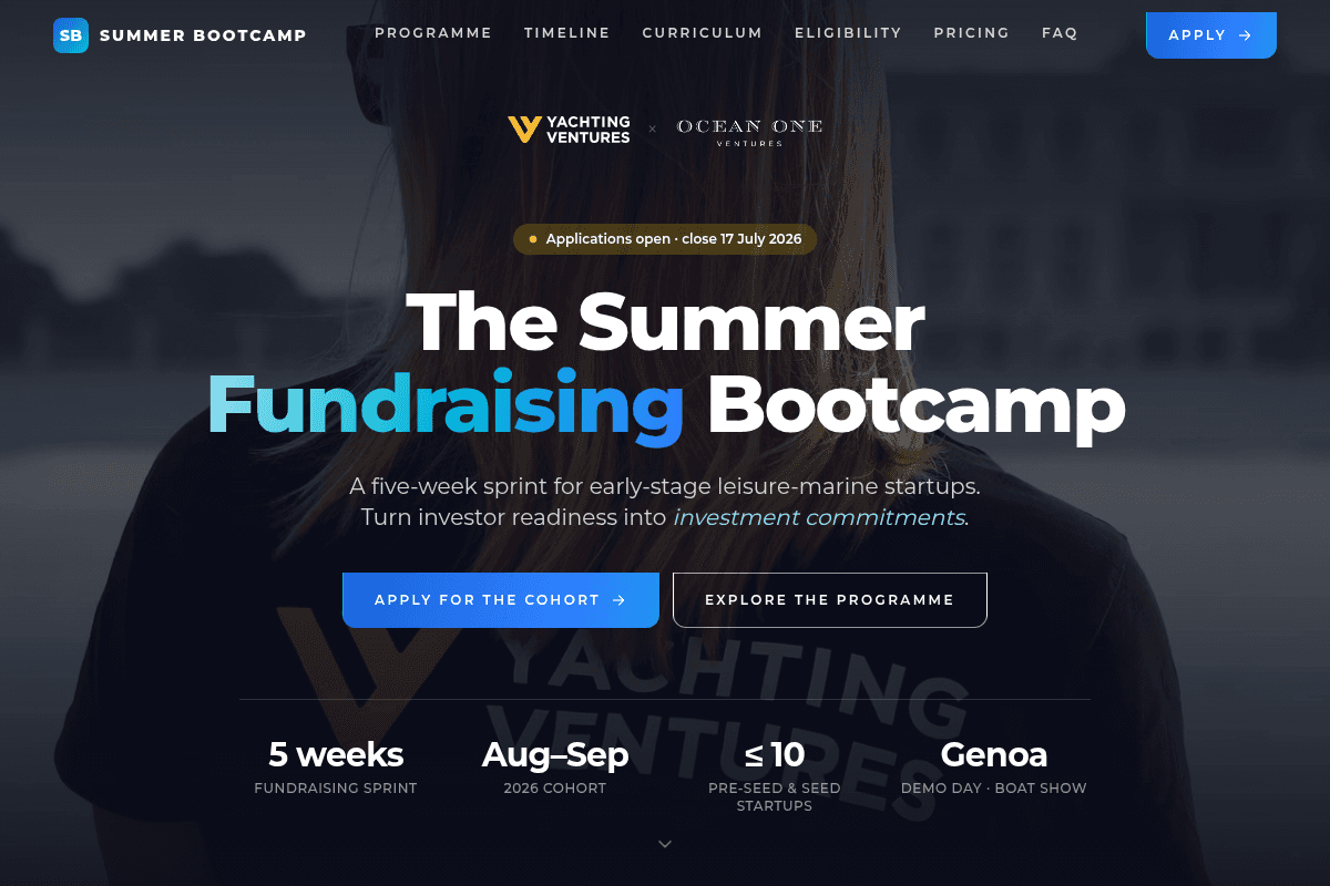 Summer Fundraising Bootcamp 2026