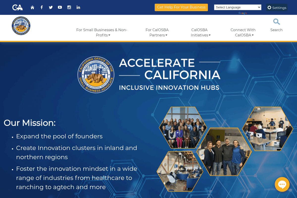 Accelerate California Innovation Grant Program