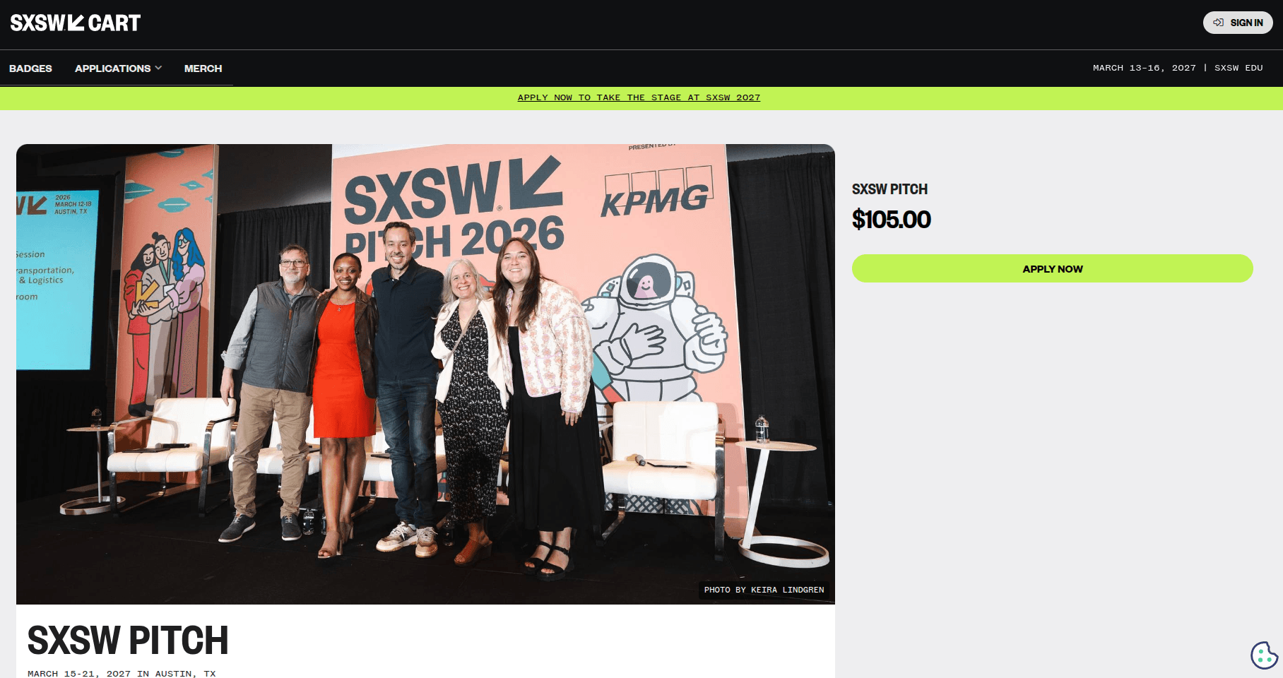 SXSW Pitch 2027