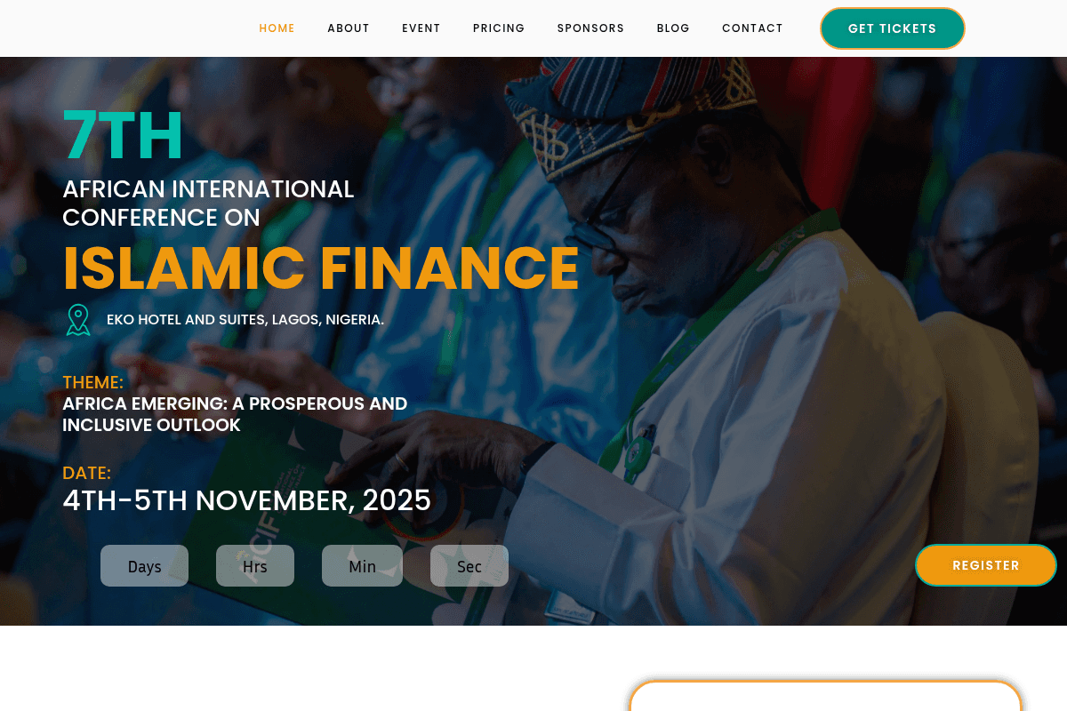 2025 African International Conference on Islamic Finance (AICIF) Pitch Competition