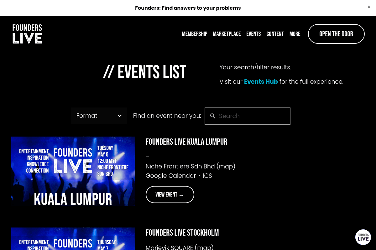 Founders Live San Diego 2026