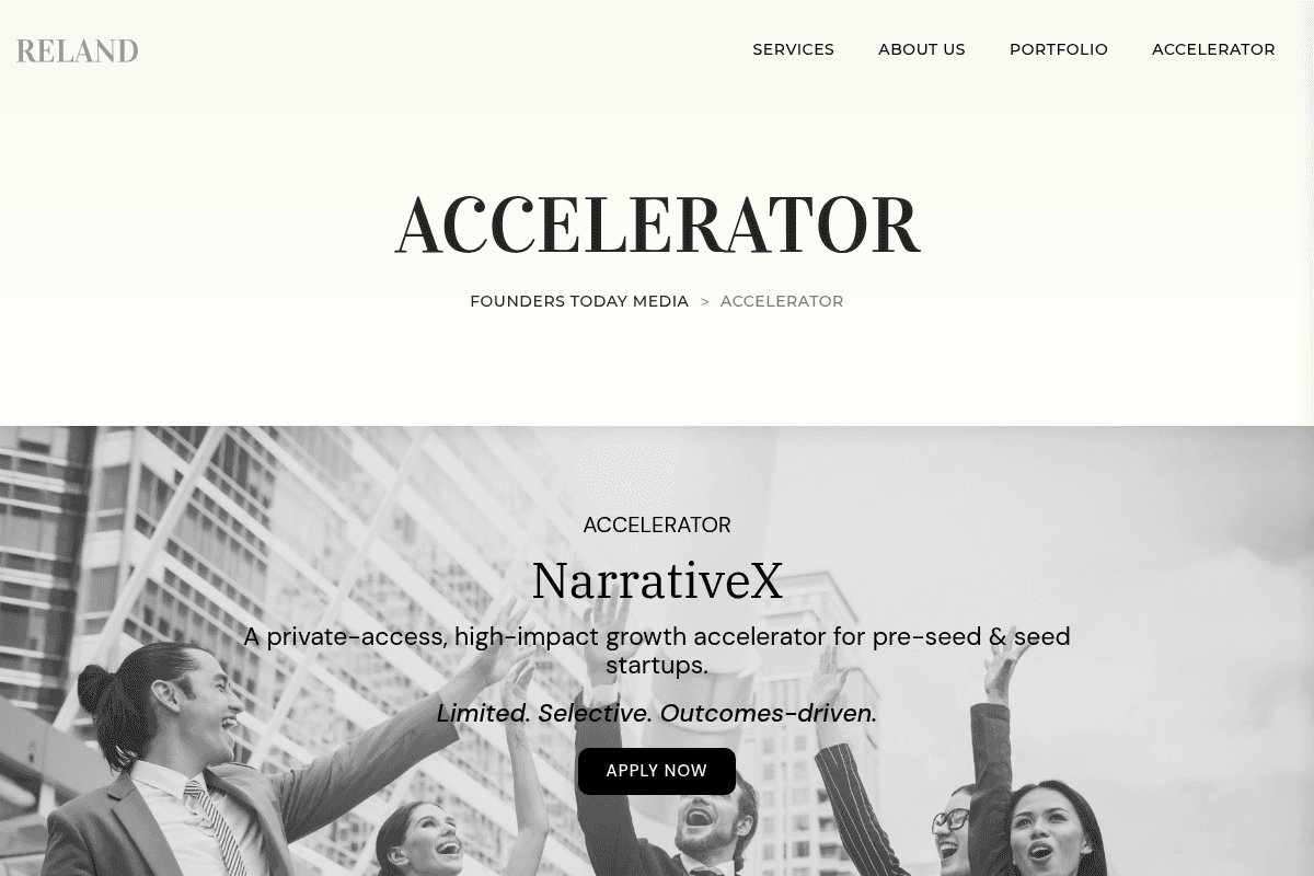Founders Today Media & Growth Accelerator