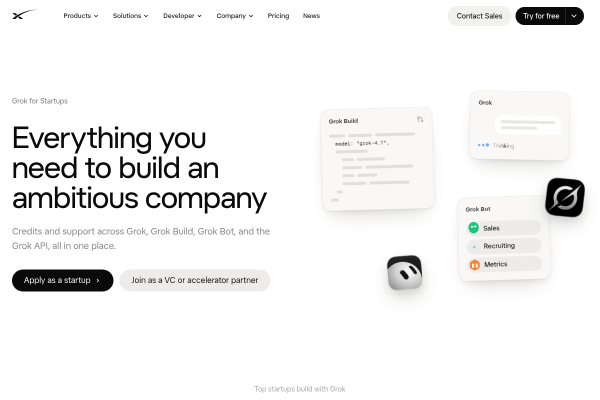 Grok for Startups