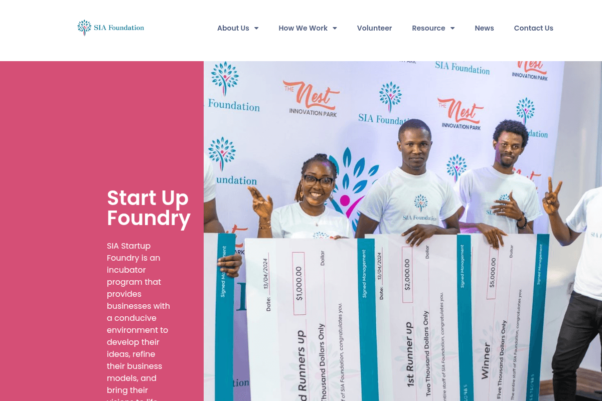 SIA Startup Foundry Cohort 3