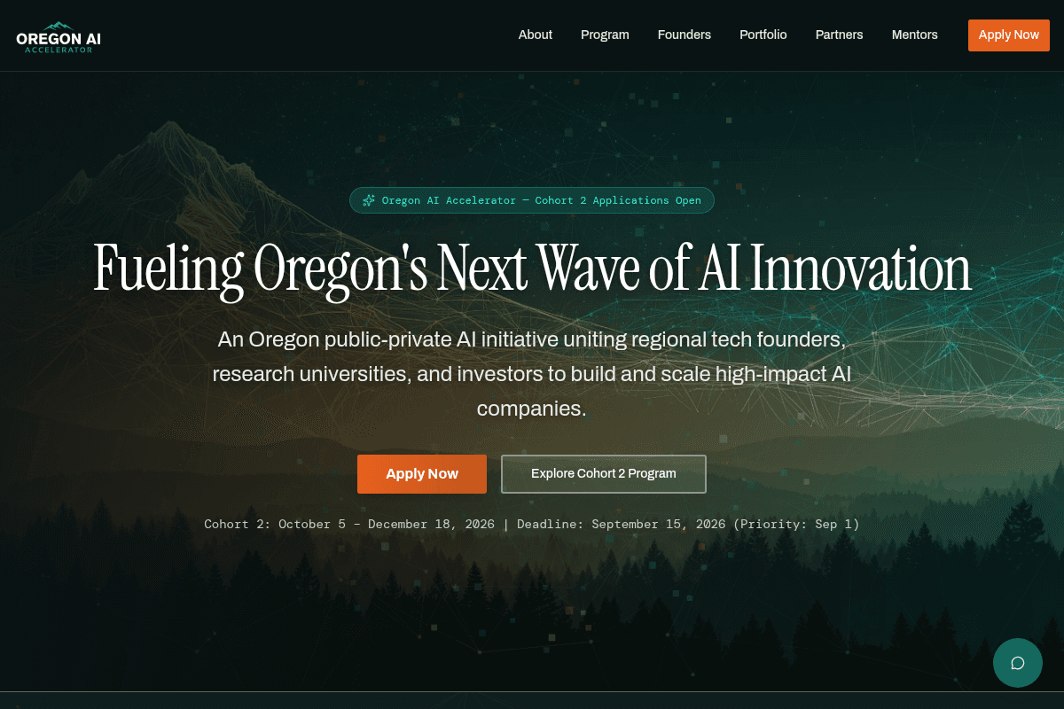Oregon AI Accelerator — Cohort 2