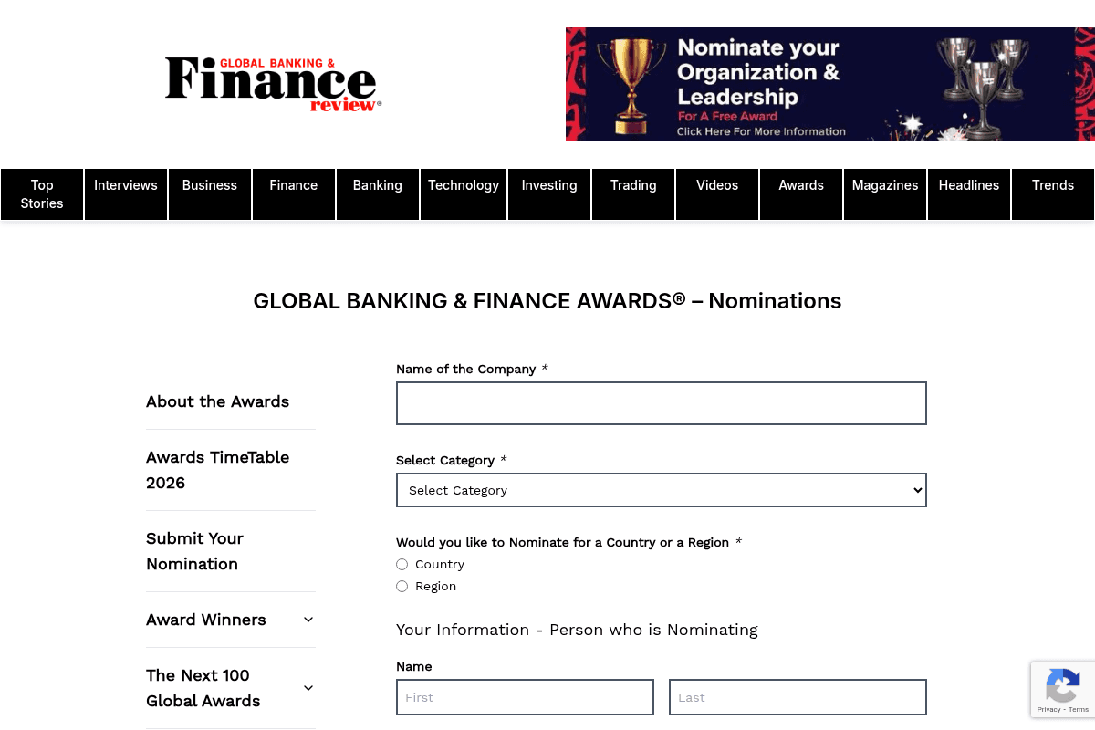 Best New Digital Wallet Innovation Award 2026