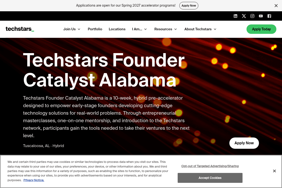Techstars Founder Catalyst Alabama