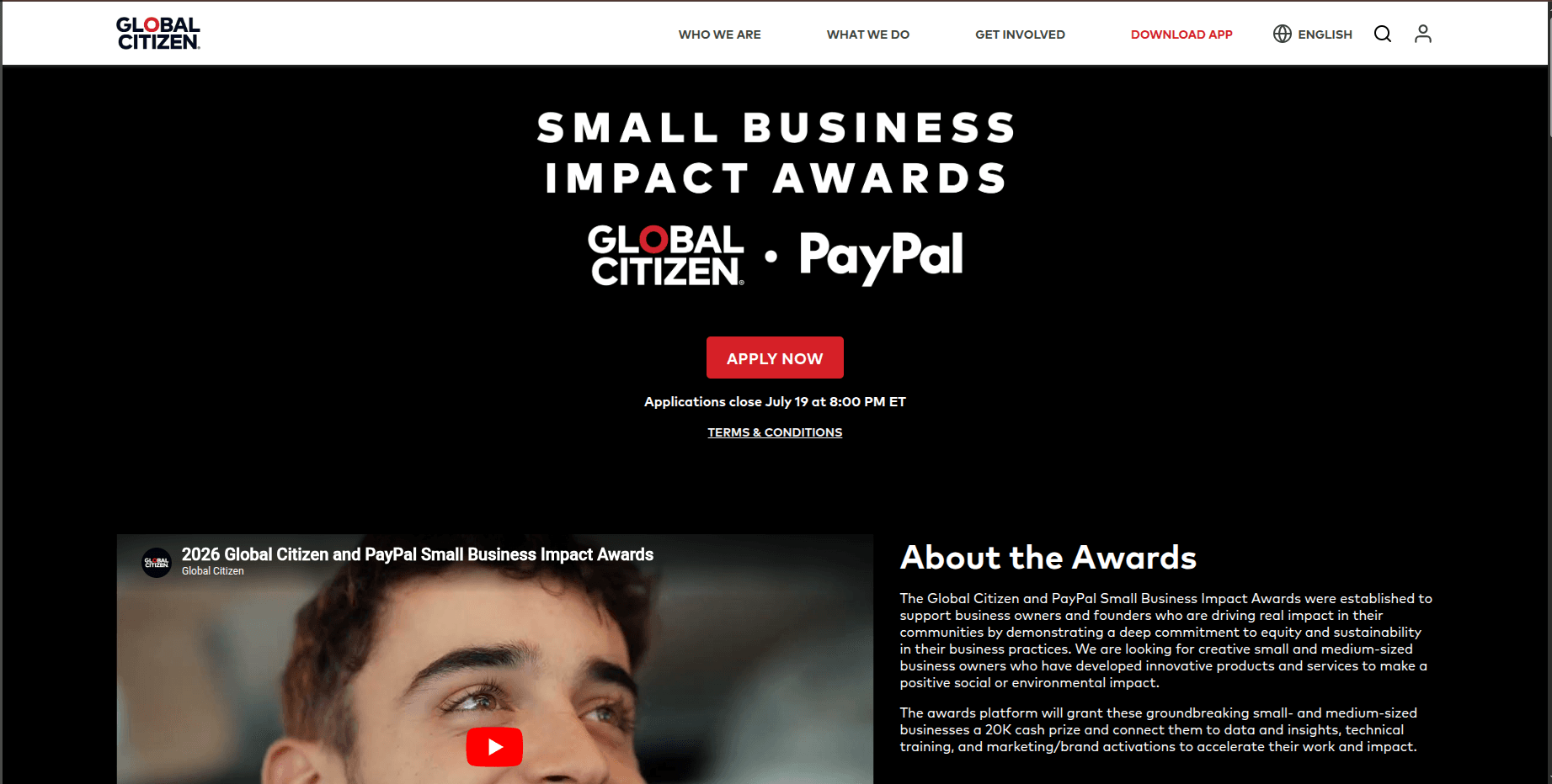 2026 Small Business Impact Awards