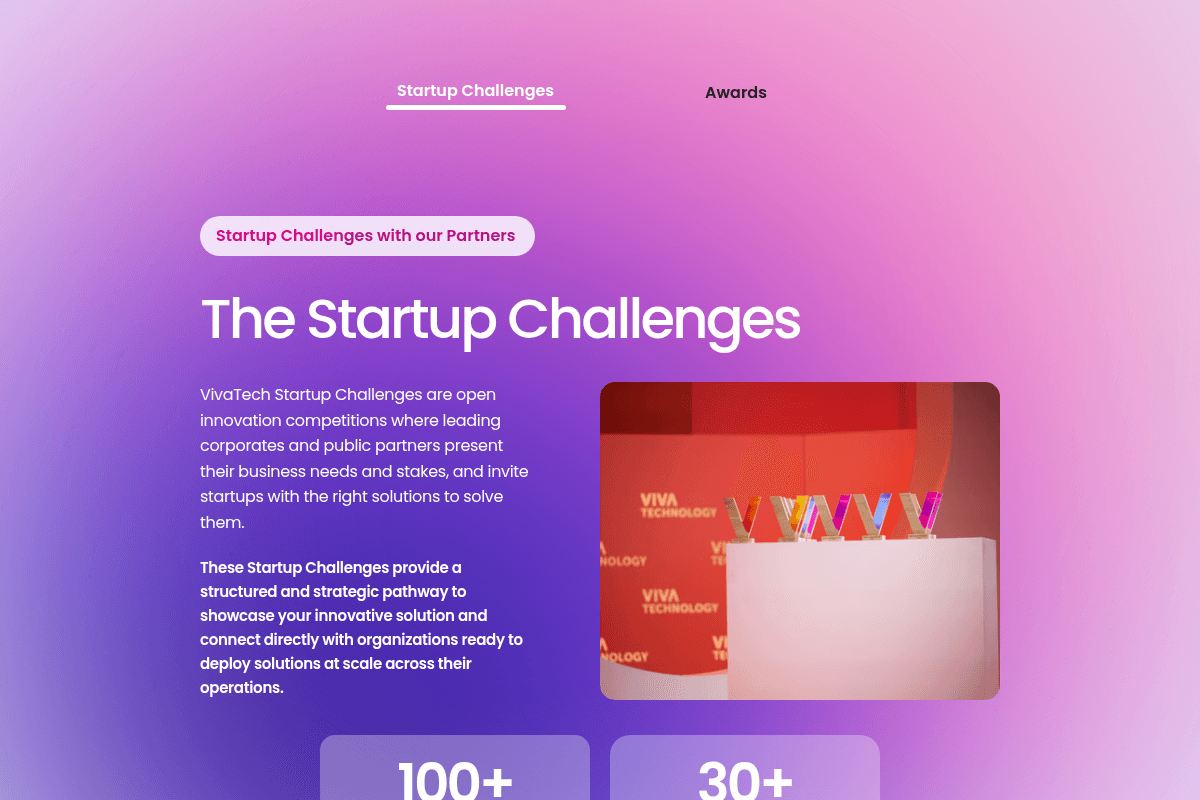 VivaTech 2026 Startup Challenges