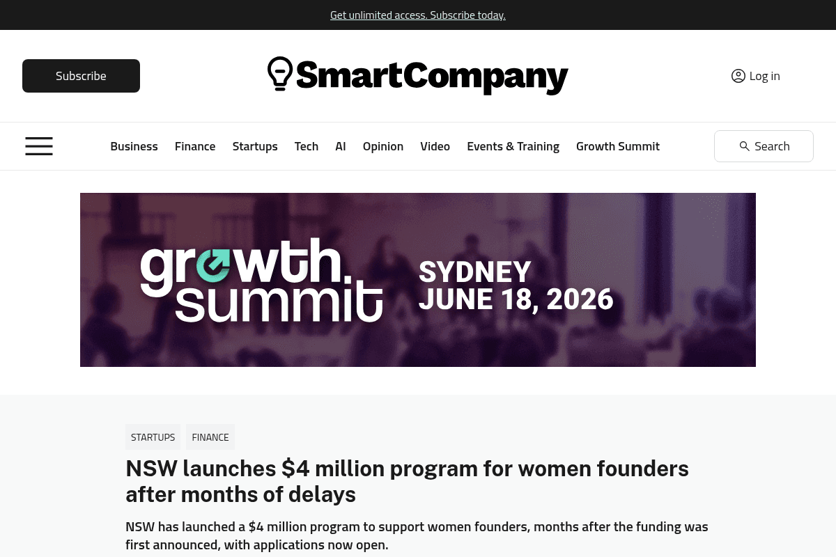 Diversity Pre-Accelerator Program 2026