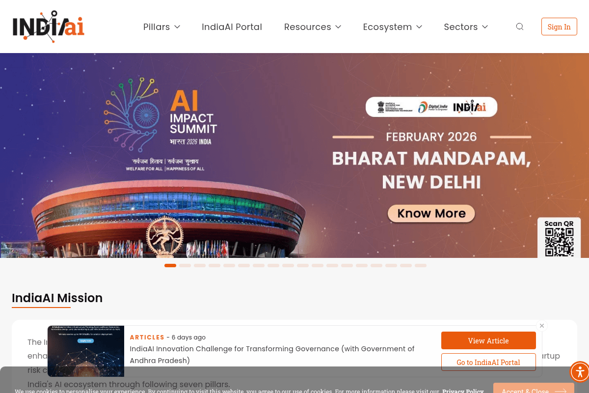India AI Impact Summit 2026 - Startup Participation Invitation
