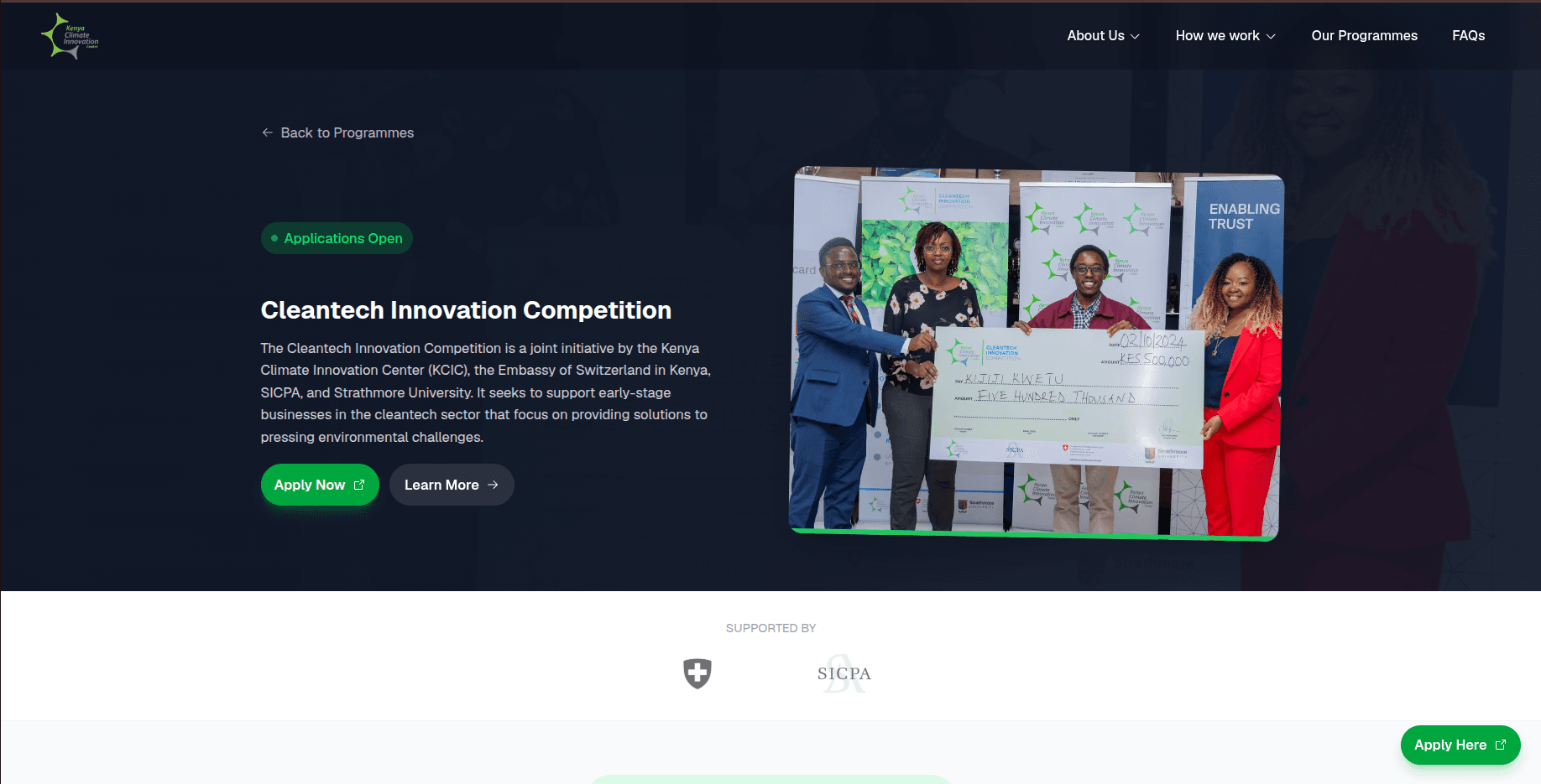 2026 Cleantech Innovation Competition