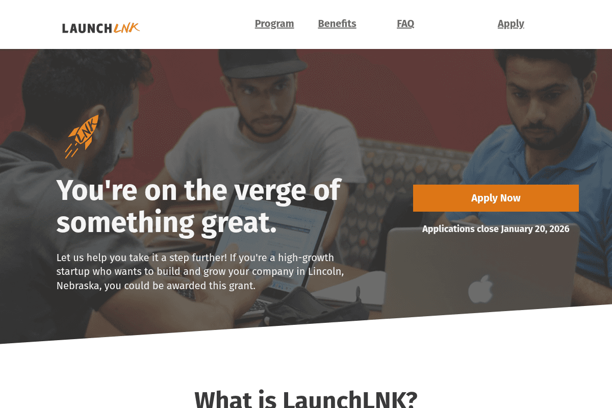 LaunchLNK Grant Program 2026