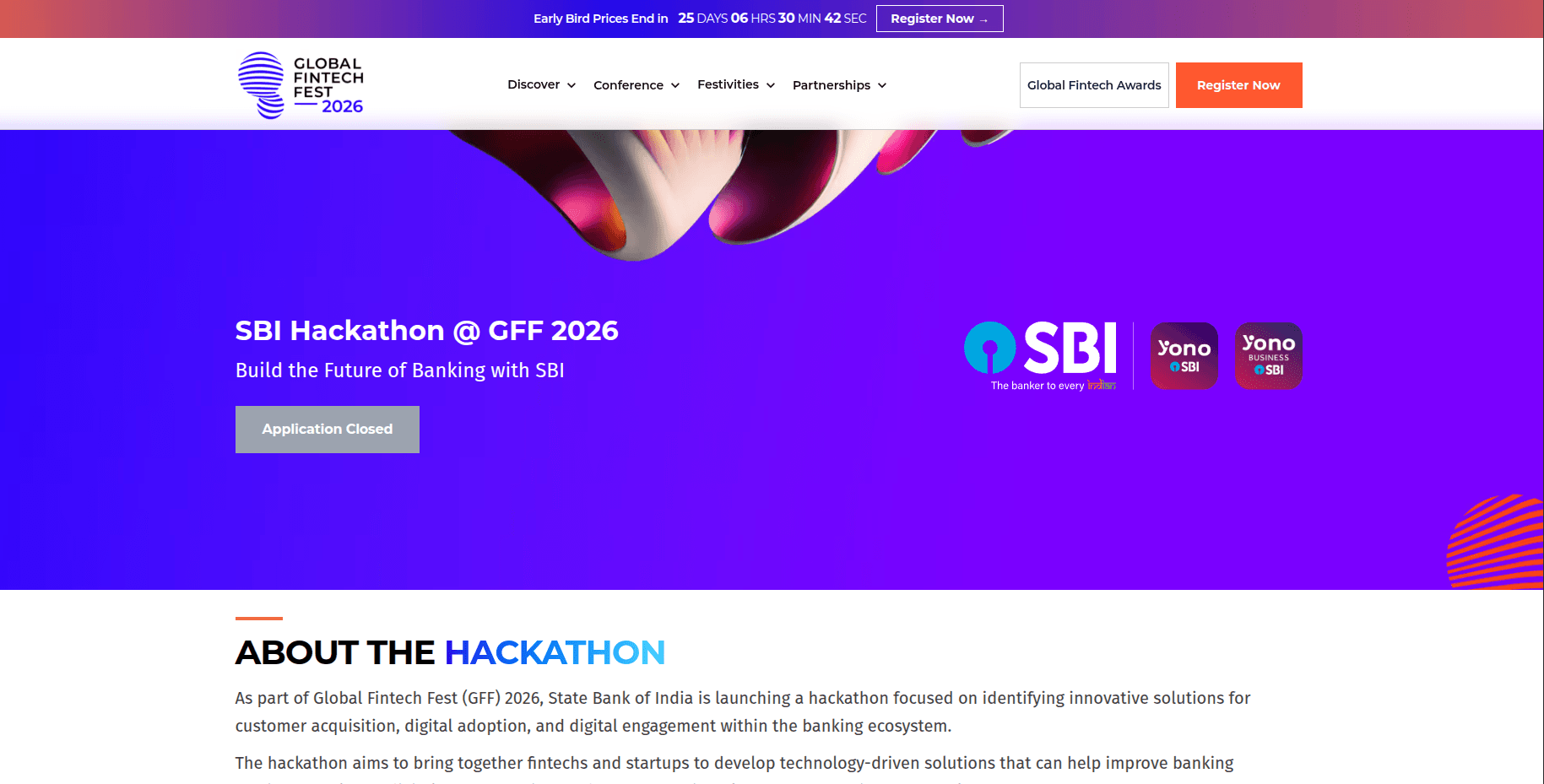 SBI Hackathon @ GFF 2026
