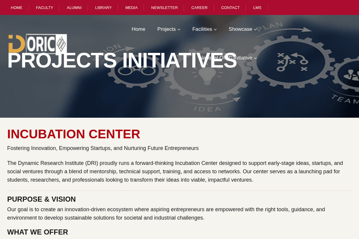 Business Incubation Center by ORIC, RWU - Cohort 1