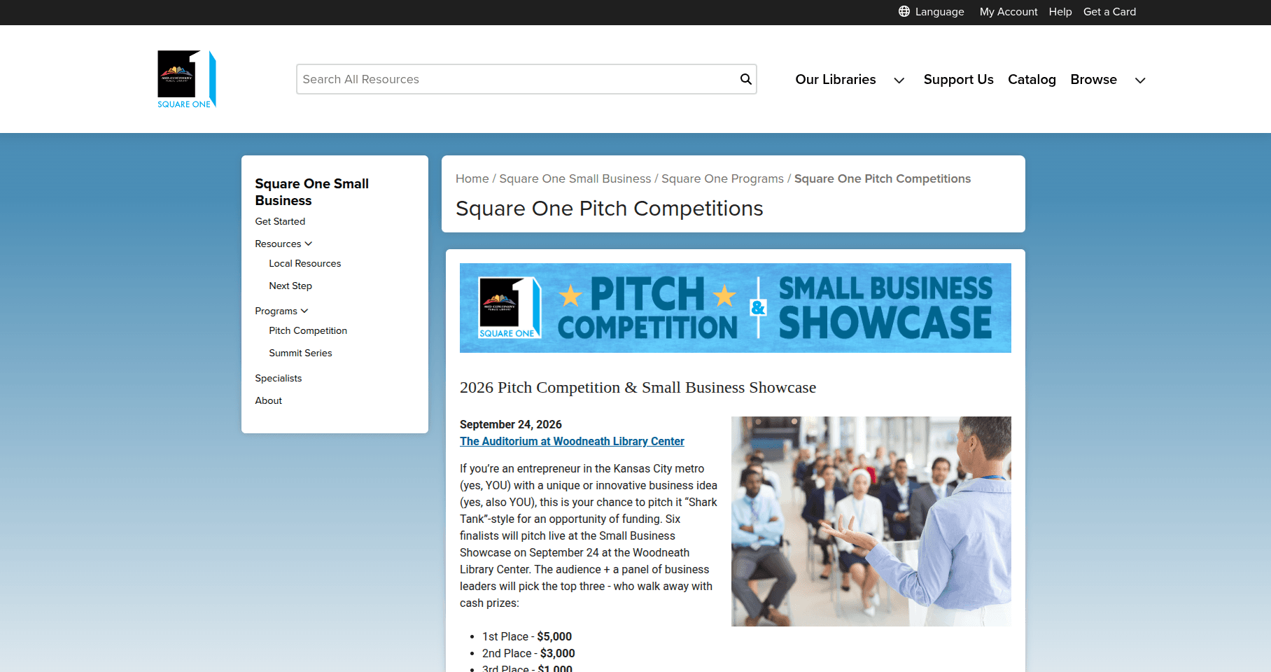 Mid-Continent Public Library Pitch Competition 2026