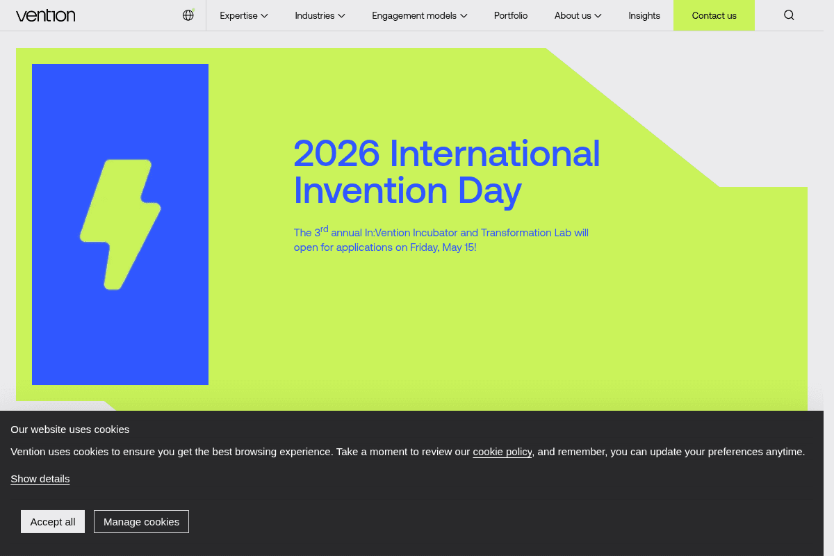 2026 In:Vention Incubator and Transformation Lab