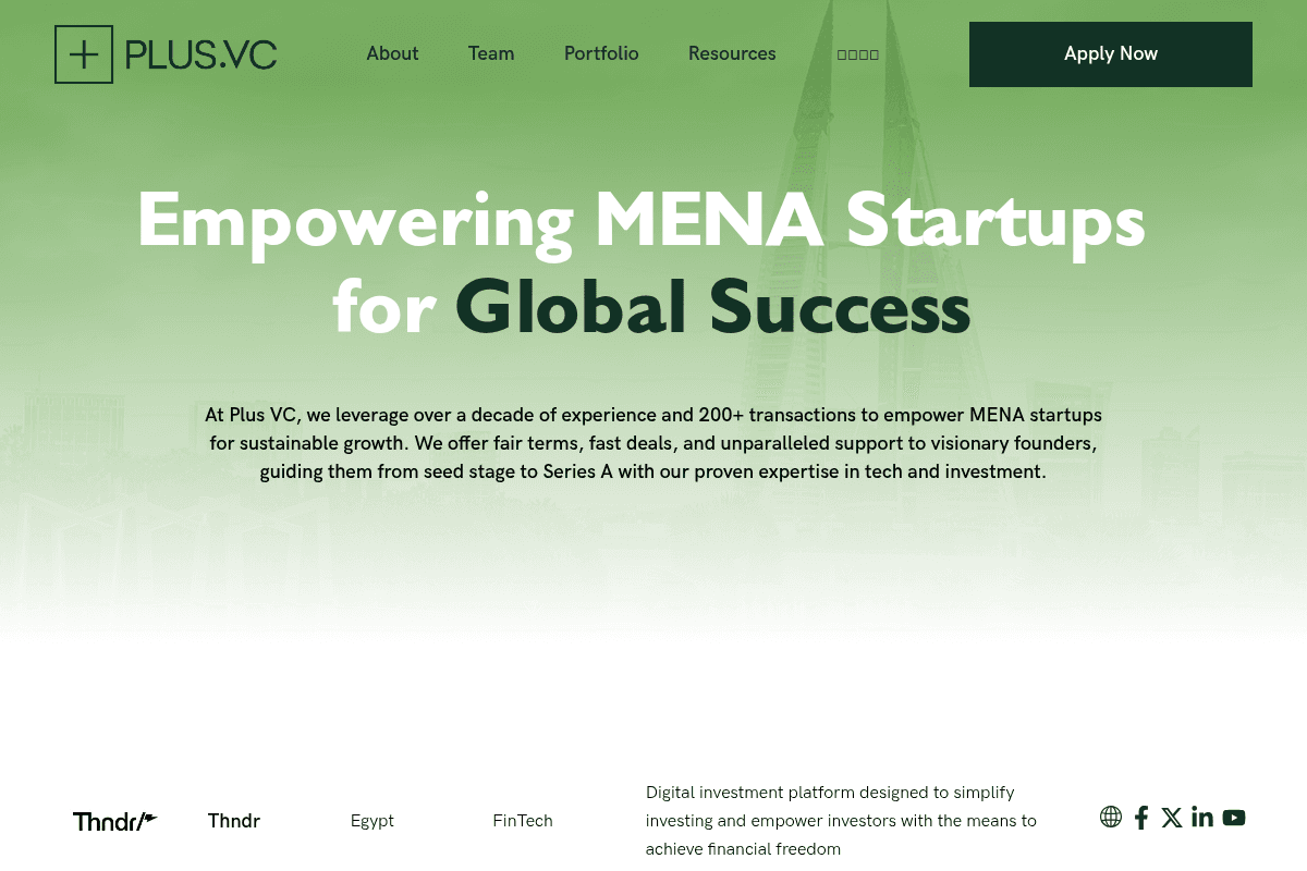 Plus VC Seed Stage Investment Program 2026