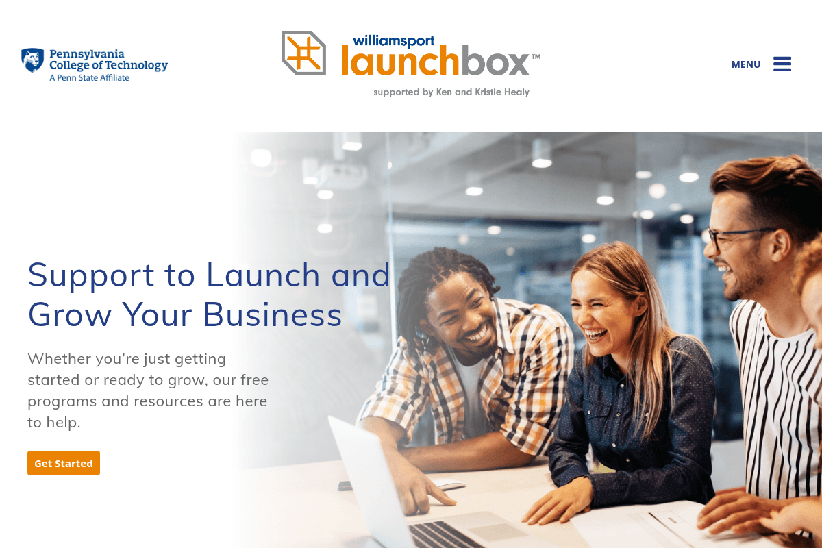 Williamsport LaunchBox Startup Support Programs
