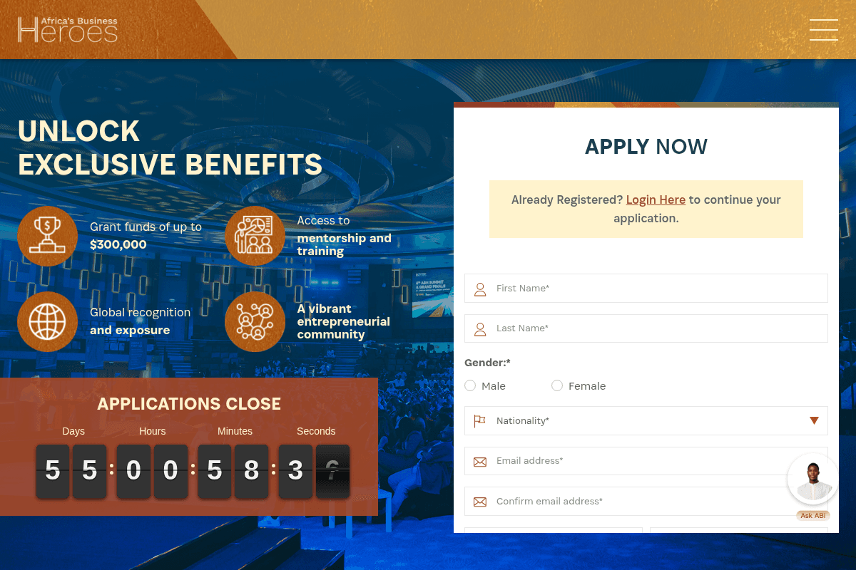 Africa’s Business Heroes 2026 - 8th Edition