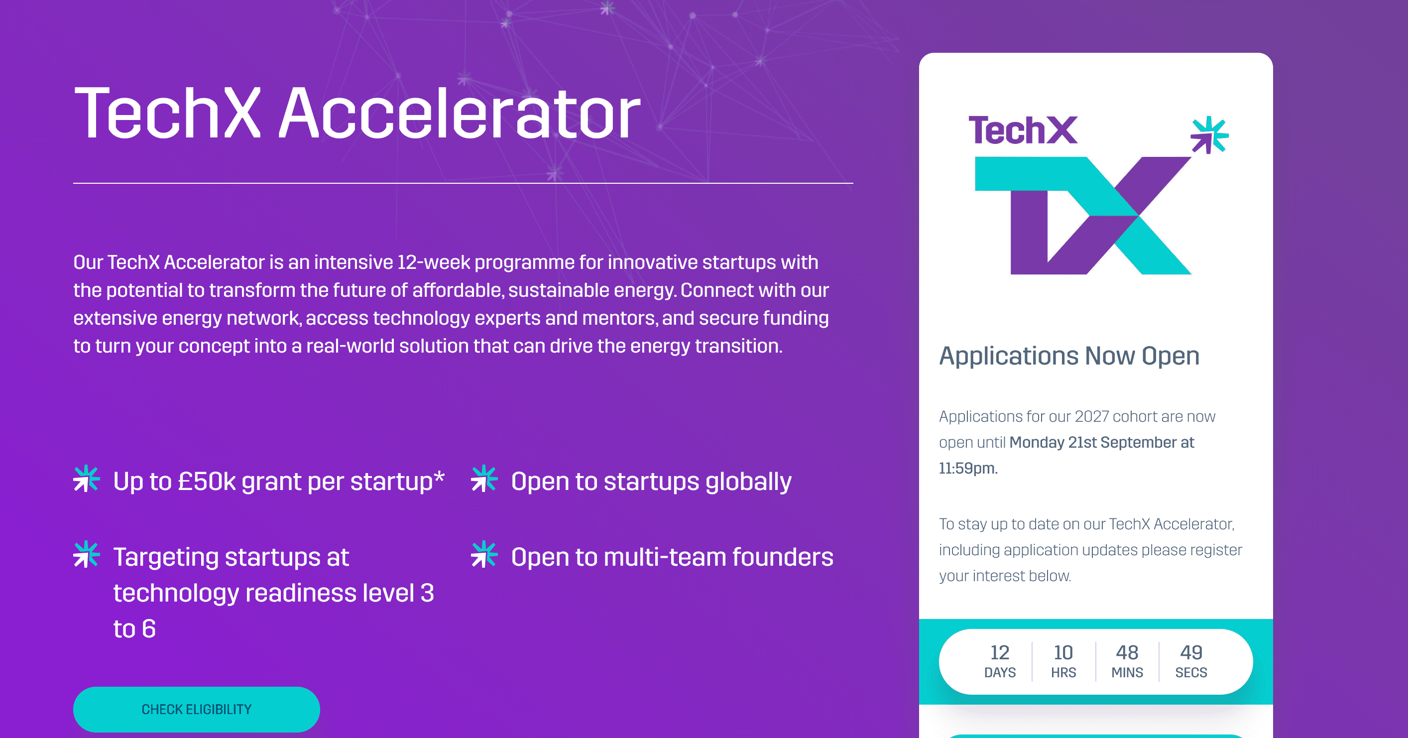 TechX Accelerator 2027