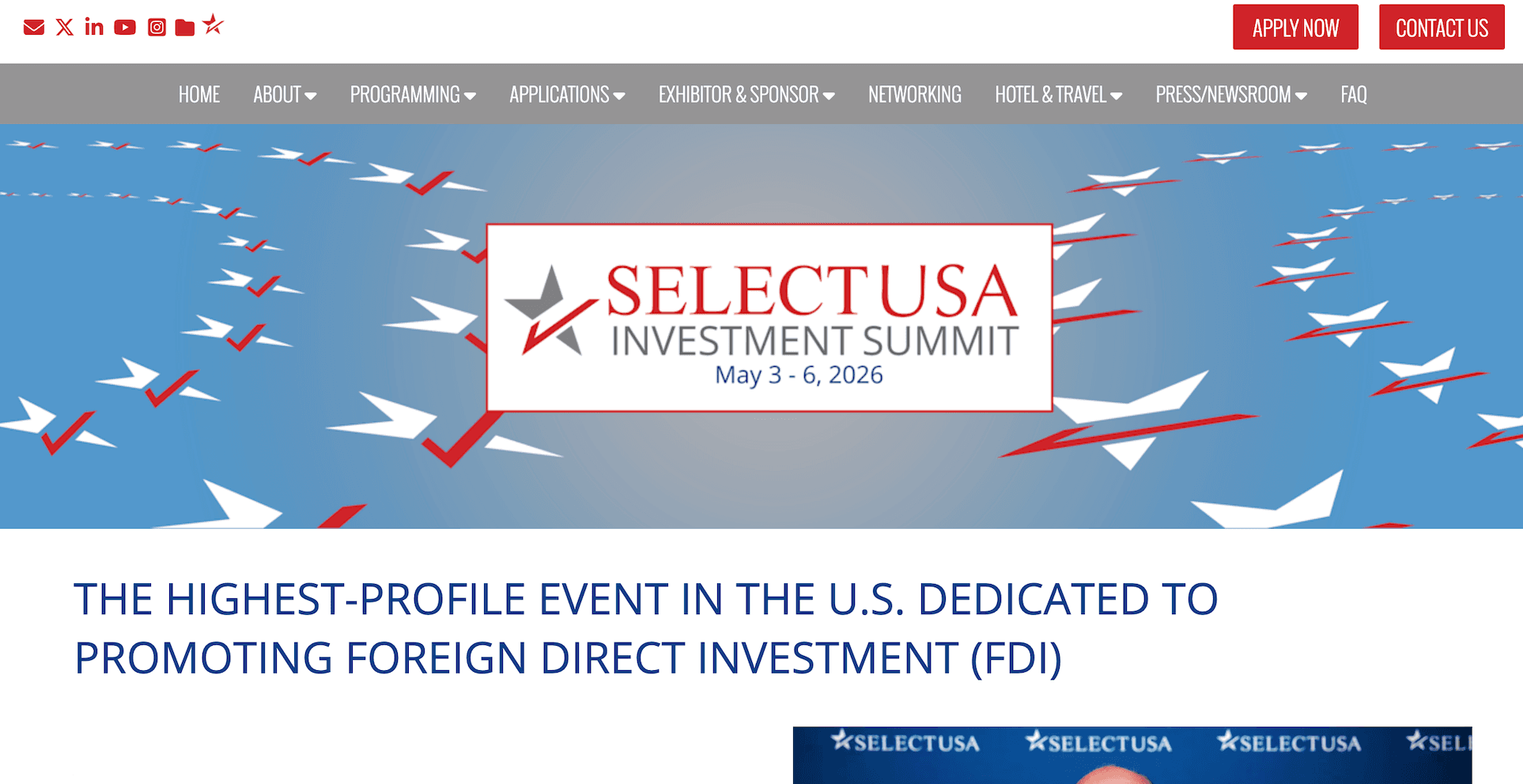 2026 SelectUSA Investment Summit