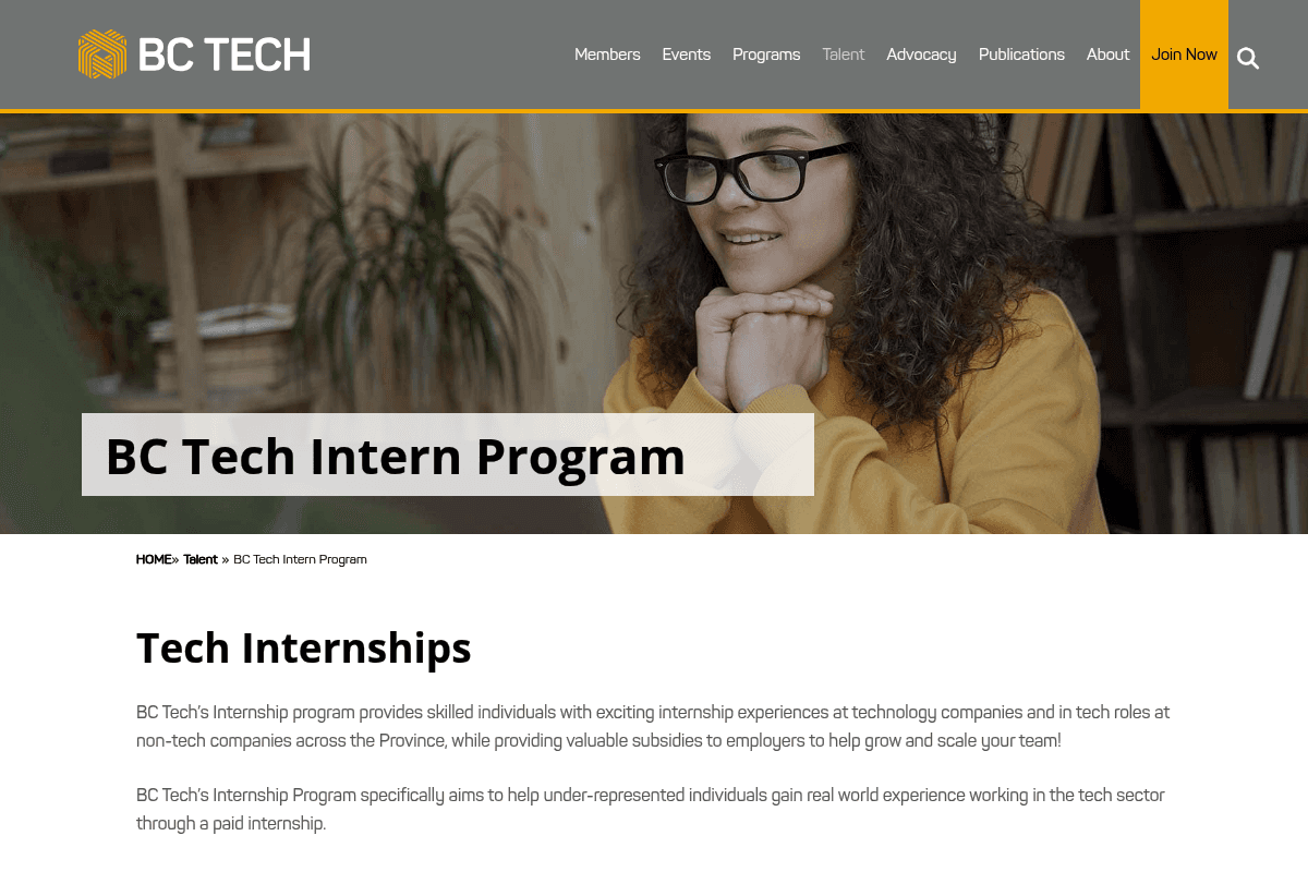 BC Tech Intern Program