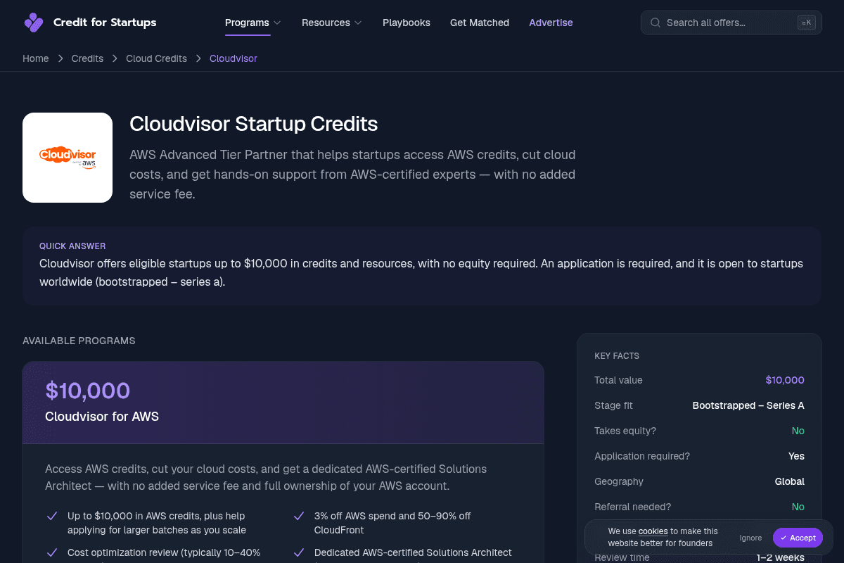 Cloudvisor for AWS