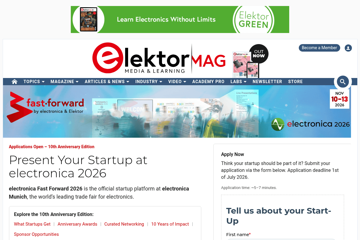 electronica Fast Forward 2026