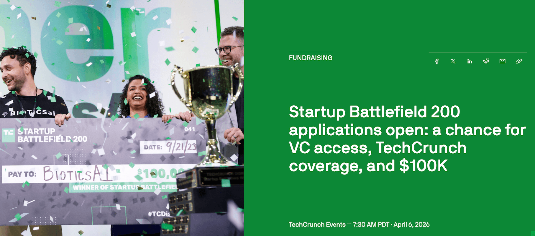 Startup Battlefield 200 2026