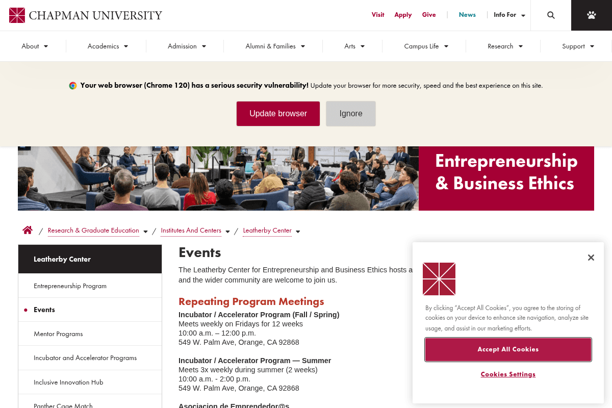 Shark Tank Casting Call at Chapman University 2026